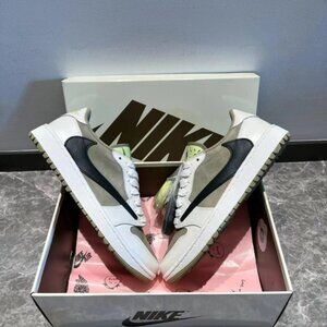 Jordan 1 Retro Low Golf Travis Scott Neutral Olive